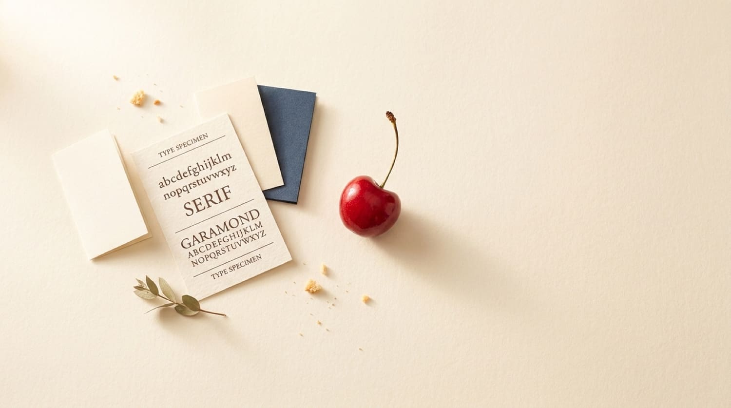 A single fresh cherry resting on a clean plate
