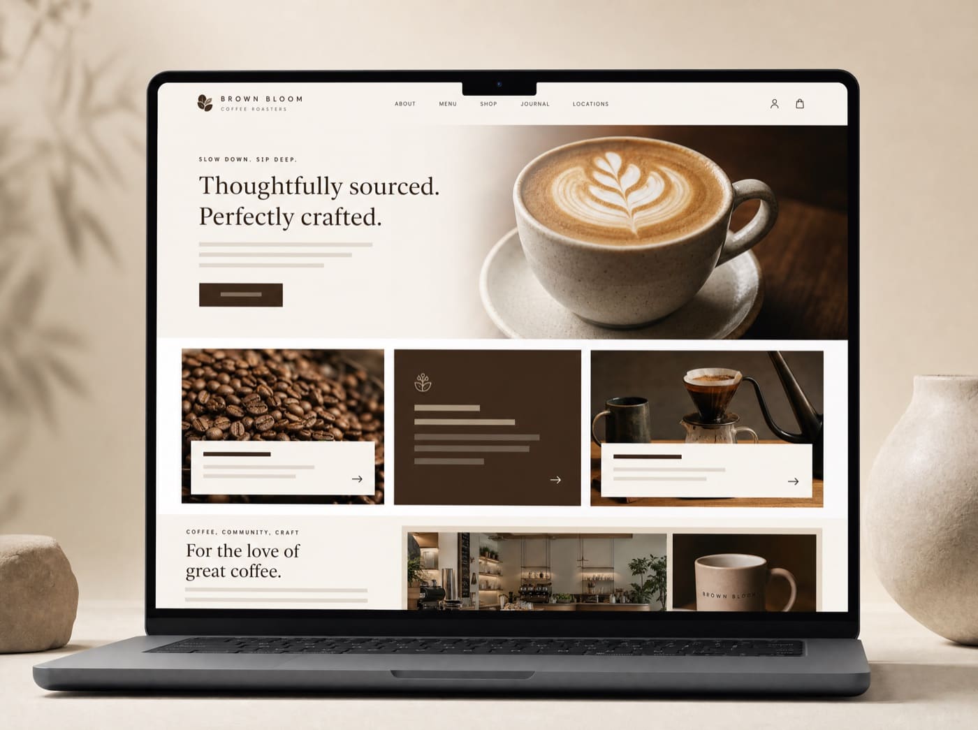 Brown Bloom — The Now Designs