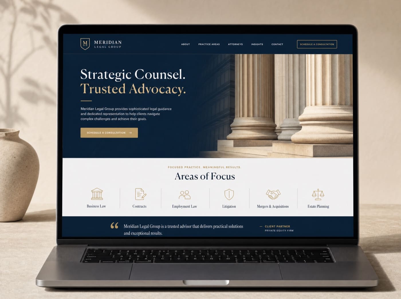 Meridian Legal — The Now Designs